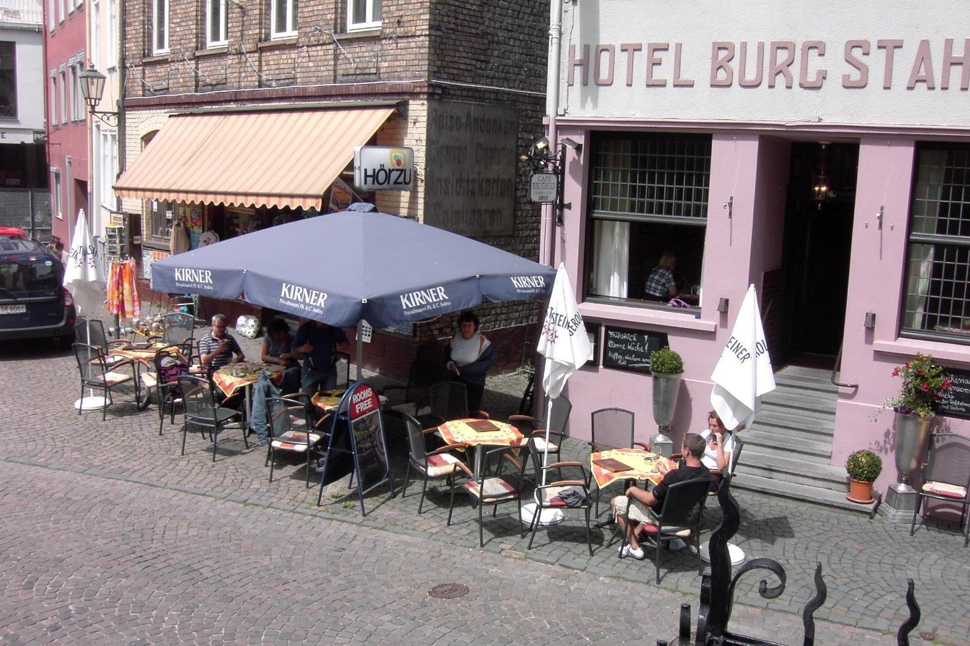 Hotel-Cafe-Burg Stahleck Bacharach Exteriör bild